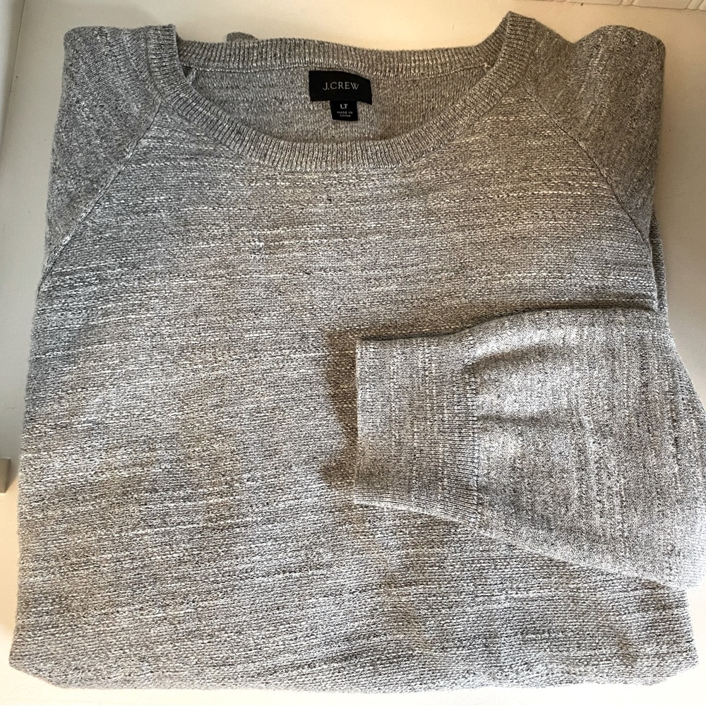 J Crew Mens Cotton Sweater Large Tall
